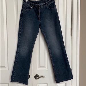 Elie Tahari vintage wide leg denim jeans. Size 12